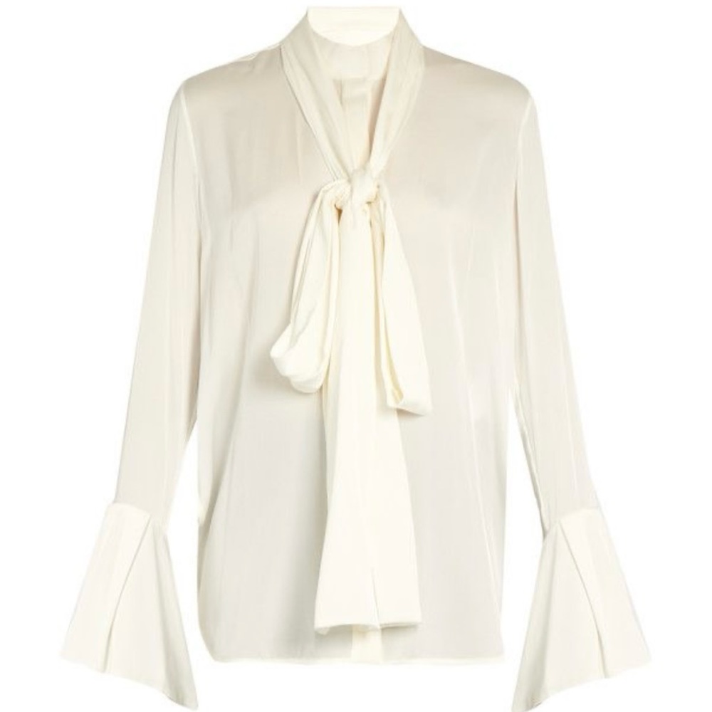 Ellery Little Me Ruffled Cotton-Poplin Blouse Brand New Size 4 $1,224